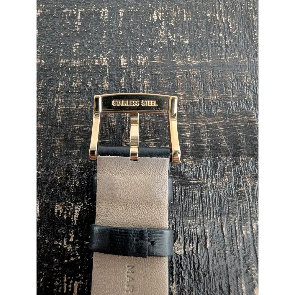 Marc Jacobs MBM1269 Black & Gold Watch Wristwatch Works, Beautiful & New Battery